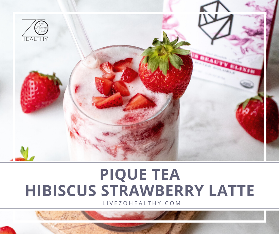Pique Tea Hibiscus Strawberry Latte